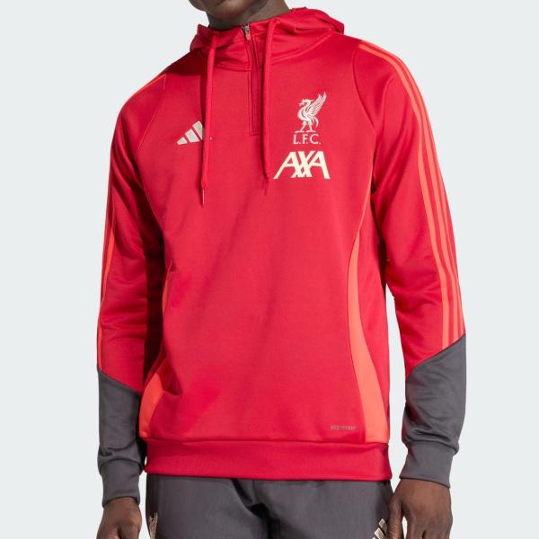 25/26 リヴァプールFC オフィシャルグッズ adidas サッカー メンズ ジップトップパーカ...