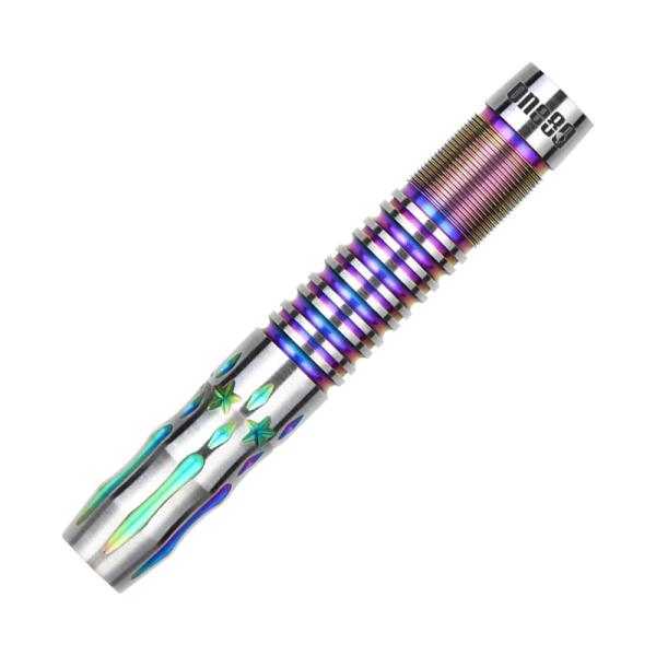 ダーツ バレル One80 ナンバーエイト 17.5g レインボー タングステン90% 上原泰子選手...