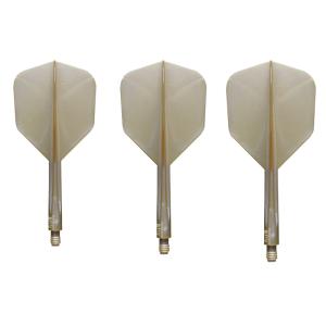 ゴールドウィドウ   未使用 ハードダーツ 20g スペアシャフト フライト付き TARGET(ターゲット) [シャフト] 8 FLIGHT(エイトフライト) TITANIUM