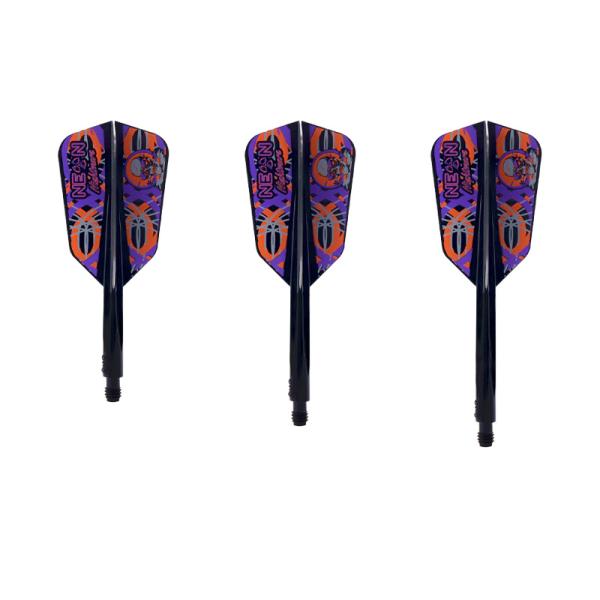 ダーツ フライト コンドル アックス ネオン・ナイトメア3  ウィングスリム ブラック ストウ・バン...