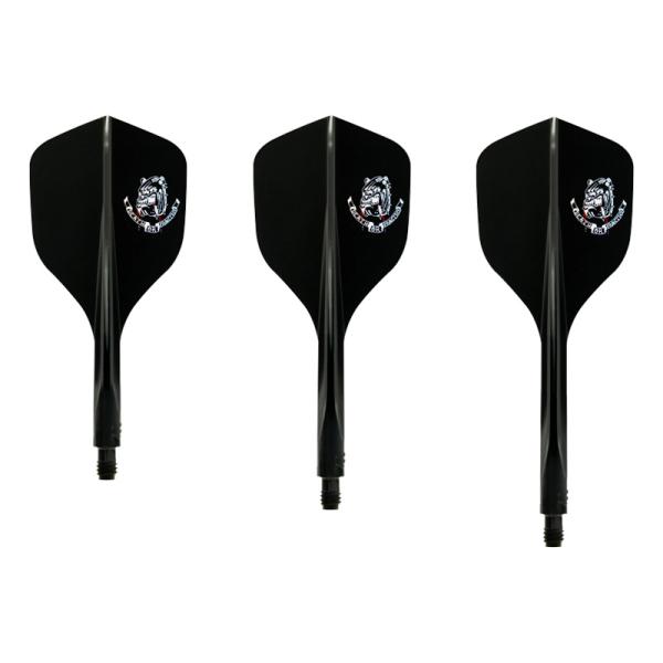 ダーツ フライト コンドル アックス120(3枚羽) デスオアプラクティス スモール ブラック 西哲...