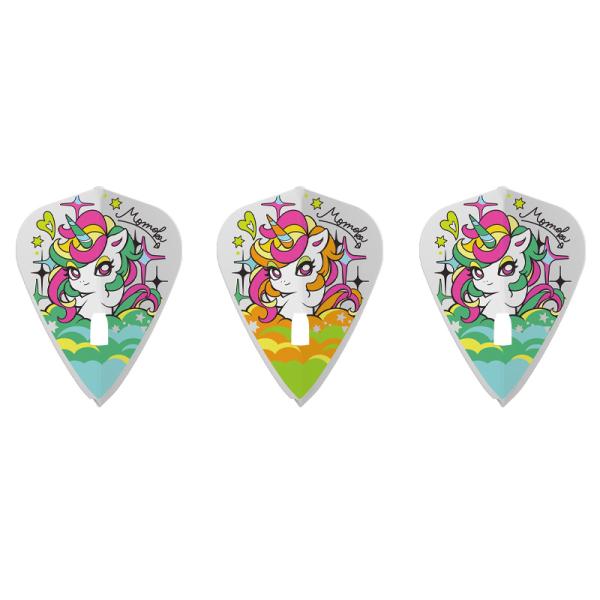 ダーツ フライト エルフライト PRO 林桃加 ver.1 カイト ホワイト シャンパンリング対応