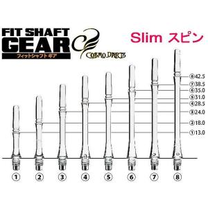 ダーツ シャフト フィットシャフト ギア スリムロック クリア : ER