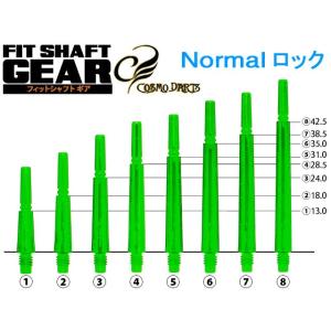 ダーツ シャフト フィットシャフト ギア ノーマルロック Dブラック