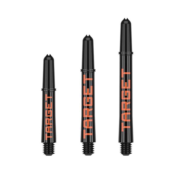 ダーツ シャフト ターゲット プログリップ タグ ブラック＆オレンジ 3セット9本入り(PRO GR...