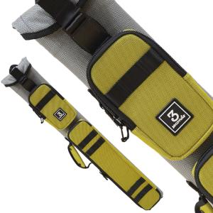 ビリヤード キューケース スリーセカンズ ブラック×オレンジ 3バット5