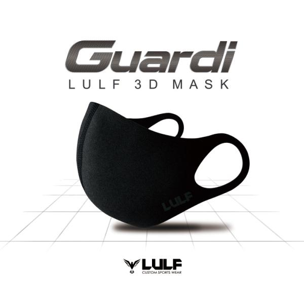 LULF Guardi 3D MASK Black L (3Dマスク ブラック L)