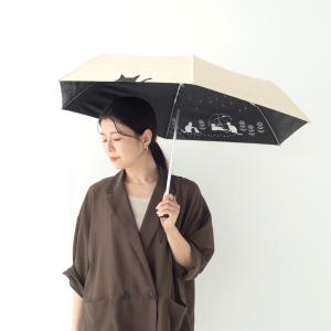 猫 傘 折りたたみ傘 日傘 黒コーティング 雨...の詳細画像1