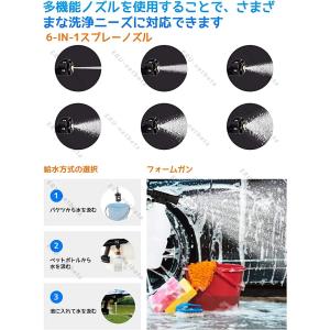 高圧洗浄機 コードレス 充電式 バッテリー互換...の詳細画像1