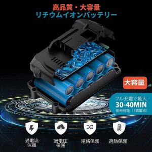高圧洗浄機 コードレス 充電式 バッテリー互換...の詳細画像5
