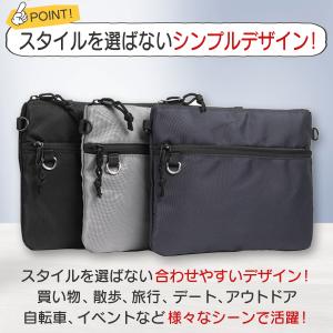サコッシュバッグ レディース メンズ ショルダ...の詳細画像5