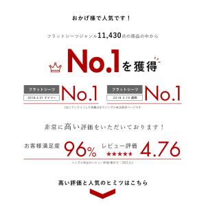 厚手 フラットシーツ シングル150×250c...の詳細画像1