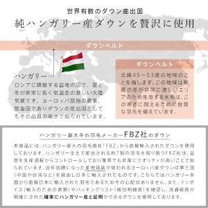 羽毛布団 シングル ハンガリーホワイトダック9...の詳細画像3