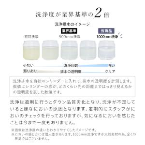 羽毛肌掛け布団 ダウンケット シングル ウォッ...の詳細画像4