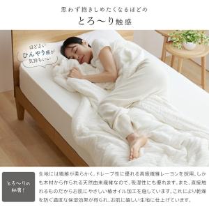洗える 肌掛け布団 とろ〜りケット シングル ...の詳細画像5