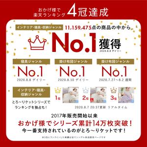 ハーフサイズ 洗える肌掛け布団 とろ〜りケット...の詳細画像4
