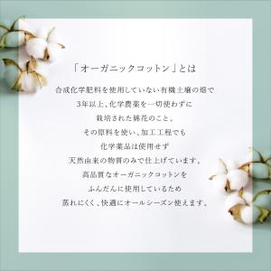 綿毛布 シングル 140×200cm オーガニ...の詳細画像4
