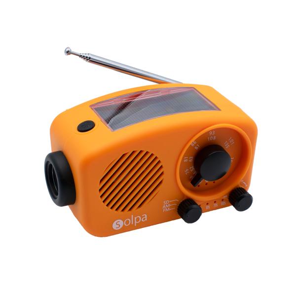 手回し/ソーラー蓄電ラジオ【チャージオ・ミニ】