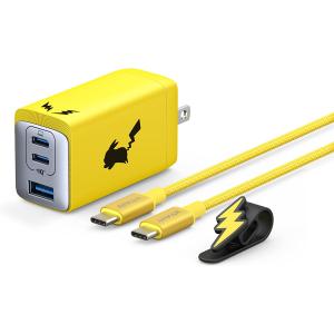 Anker USB急速充電器 65W ピカチュウモデル アンカー USB Power Delivery ポケモン