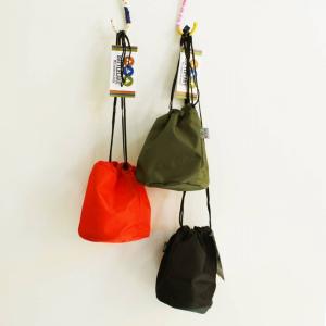 巾着BAG　BATTLE LAKE バトルレイク　CINCH BAG 　シンチバッグ　ミニショルダー巾着バッグ　｜escargot-circus