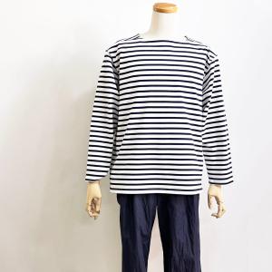 メンズT COMM.ARCH.  コム・アーチ　 MENS.   OG COTTON SQUARE NECK L/S　オーガニックコットン　スクエアネックT   サイズ3｜escargot-circus