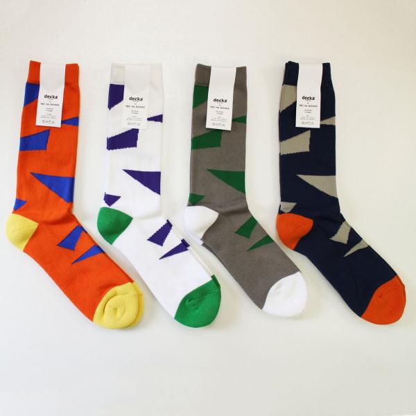ソックス　DECKA　デカ × BRU NA BOINNE ブルーナボイン　PILE SOCKS T...