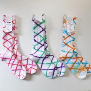 ソックス　DECKA　デカ × BRU NA BOINNE ブルーナボイン　HEAVY WEIGHT SOCKS  TIE DYE タイダイソックス｜escargot-circus