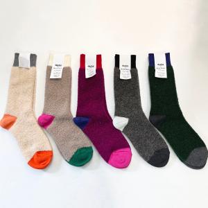 ソックス　DECKA　デカ × BRU NA BOINNE ブルーナボイン　ALPACA  BOUCLE SOCKS  アルパカブークレソックス｜Escargot Circus Yahoo!ショップ