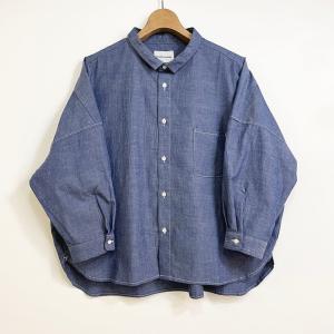 シャツ　Sasanqua by trees サザンカバイツリーズ　COTTON LINEN OVER BLOUSE コットンリネンオーバーブラウス｜escargot-circus