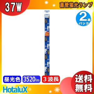 「送料無料」 お買得 2本パック ひときわ明るい HotaluX ホタルクス FL40SSEX-D/37-X2-2P スタータ形 40形 37ワット 3波長形昼光色