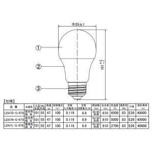 2個セット アイリスオーヤマ LDA7N-G-...の詳細画像2