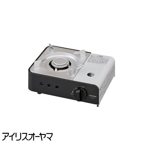 アイリスオーヤマ IGC-M1-H カセットコンロ ミニ チャコール おしゃれ IGCM1H 「送料...