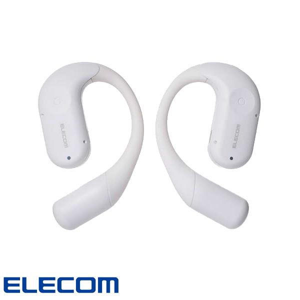 エレコム LBT-OWS02WH オープンイヤー型 ワイヤレスイヤホン Bluetooth 5.4 ...