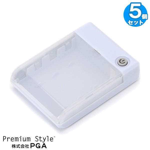 「送料無料」[5個セット]PGA premium style PG-JUK1U4WH 乾電池式モバイ...