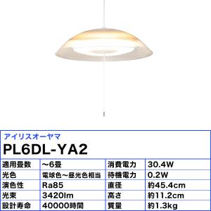 アイリスオーヤマ LED ペンダントライト 6...の詳細画像2