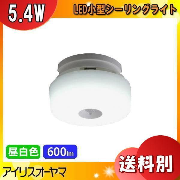 アイリスオーヤマ SCL6NMS-MCHL LED小型シーリング 人感センサー 600lm 昼白色 ...