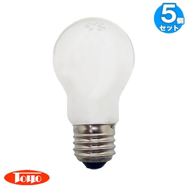 [5個セット]東洋 TAI220V100WW/TC 耐震電球 100形 100W E26 ホワイト ...