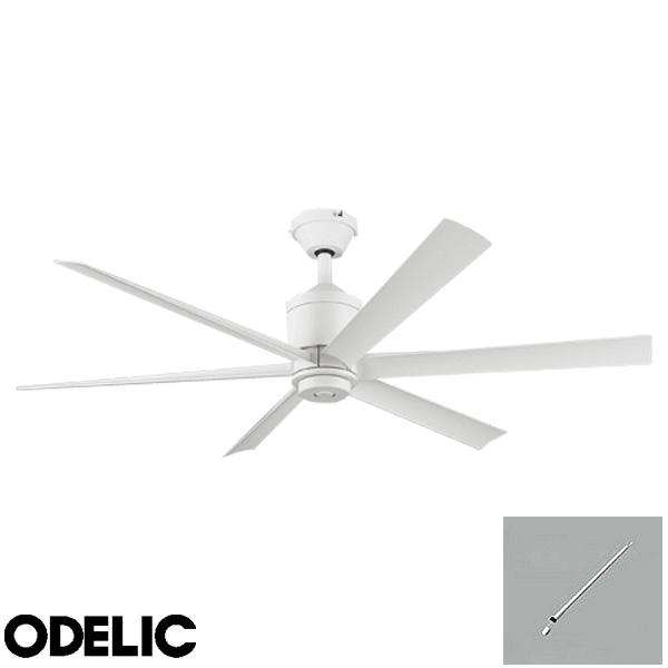 オーデリック WF239P1+WF732P1 シーリングファン DCモーター 延長パイプ60cm フ...