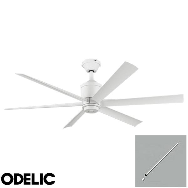 オーデリック WF239P1+WF733P1 シーリングファン DCモーター 延長パイプ90cm フ...