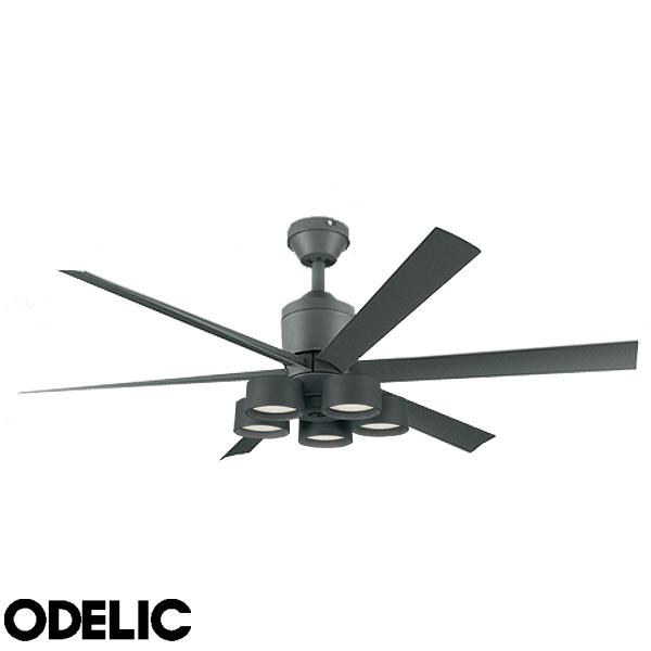 オーデリック WF249P1+WF290PR LEDシーリングファンライト 8畳 調色 調光 モータ...