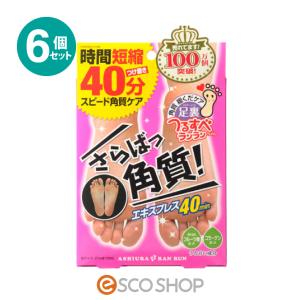 6個セット 足裏ランラン エキスプレス40min 30ml×2枚 1回分 まとめ買い 送料無料｜escoshop