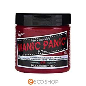 MANIC PANIC マニックパニック ピラーボックスレッド Pillarbox Red マニパニ コスプレ メール便送料無料 代引不可｜escoshop