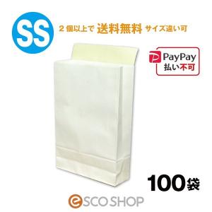 PayPay払不可 宅配袋 梱包袋 特小 SSサイズ 100枚 白色