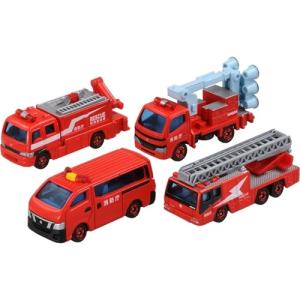 トミカギフト 消防車両セット おもちゃ こども 子供 男の子 ミニカー 車 くるま 3歳｜esdigital