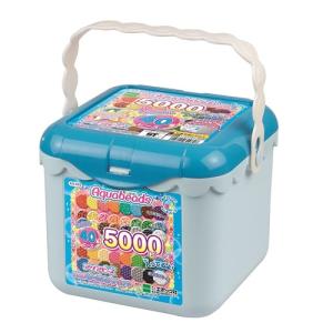 アクアビーズ AQ-S63 5000ビーズバケツセット おもちゃ こども 子供 女の子 ままごと ごっこ 作る 6歳