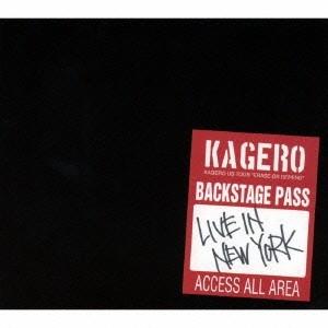 KAGERO／LIVE IN NEW YORK 【CD】