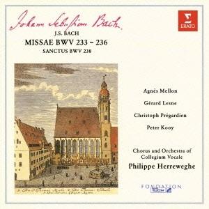 フィリップ・ヘレヴェッヘ／J.S.バッハ：4つのミサ曲 BWV233-236 サンクトゥス BWV238 【CD】｜esdigital