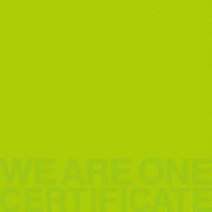 TRICERATOPS／WE ARE ONE -CERTIFICATE- 【CD】