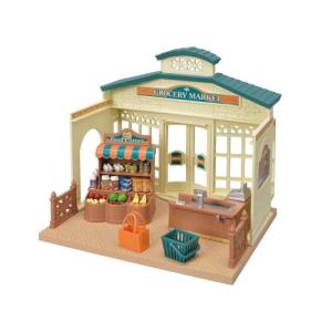 シルバニアファミリー ミ-86 森のマーケット おもちゃ こども 子供 女の子 人形遊び 家具 3歳｜esdigital
