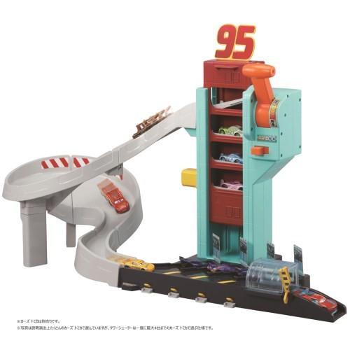 カーズ トミカ レバーで連続発進！ダイナミックタワー おもちゃ こども 子供 男の子 ミニカー 車 ...